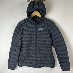 Arc'Teryx Black Cerium LT Hoody Down Hooded Puffer Jacket Women's Size Small